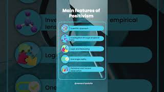 MAIN FEATURES OF POSITIVISM