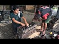 completely disassembled to rebuild old excavator wreckage restoration part 2