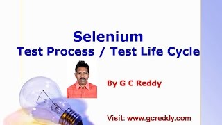 Selenium Test Process / Selenium Life Cycle - New Version