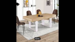 Honest Review: IDMarket - Phoenix Extendable Dining Table for 6-10 People, Wood and White