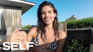 Victoria's Secret Model Sara Sampaio's Beach Adventure | SELF