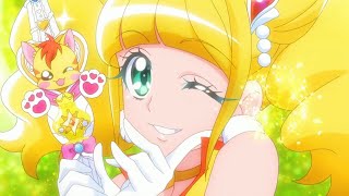 ヒーリングっど♥プリキュア 3人変身シーン