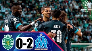 Sporting CP Vs Marseille 0-2 All Goals & Match Highlights UEFA Champions League Group Stage 2022HD