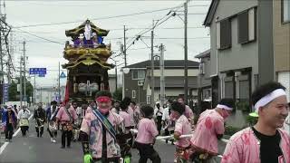 大足蛇車まつり本祭　2022年7月17日　国道走ります