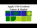 CSS Gradient | linear and radial gradient in CSS