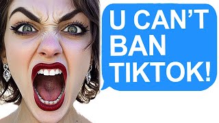 r/Relationships Karen Loses It Over TikTok Getting Banned!