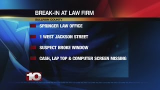 ISP investigating burglary at a Sullivan County law firm