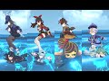 Genshin characters with Mualani's surfing animation | Part 2