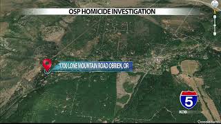 OSP investigating homicide in Josephine County
