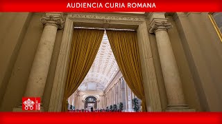 Audiencia Curia Romana 21 diciembre de 2023 Papa Francisco