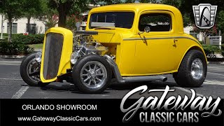 1933 Chevrolet Street Rod For Sale Gateway Classic Cars of Orlando #2180