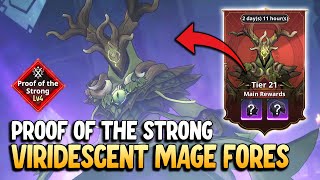 Viridescent Mage Fores Encore Mission Tier 21 - Proof of the Strong Lv. 4 | Solo Leveling: ARISE