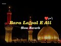 Bara lajpal Ali🚩 || Slow + Reverb || Ali waly qasida karbala trendingviral islamic ||TH bashi