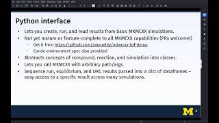 Creating TOF contour plots with MKMCXX and Python