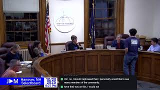 Hanover Selectboard 10/20/25