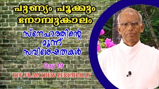 സ്നേഹത്തിന്റെ മൂന്ന് സവിശേഷതകൾ|PUNYAM POOKUM NOMBUKALAM|REV.FR. MATHEW PERUMPALLY