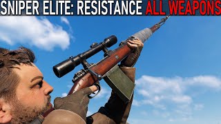 Sniper Elite Resistance - All Weapons