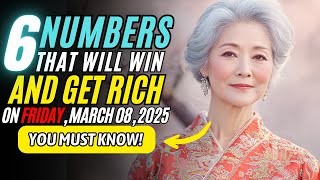 ✨ 6 LUCKY Numbers To FOCUS and GET RICH this FRIDAY March 8, 2025 | Buddhist Teachings