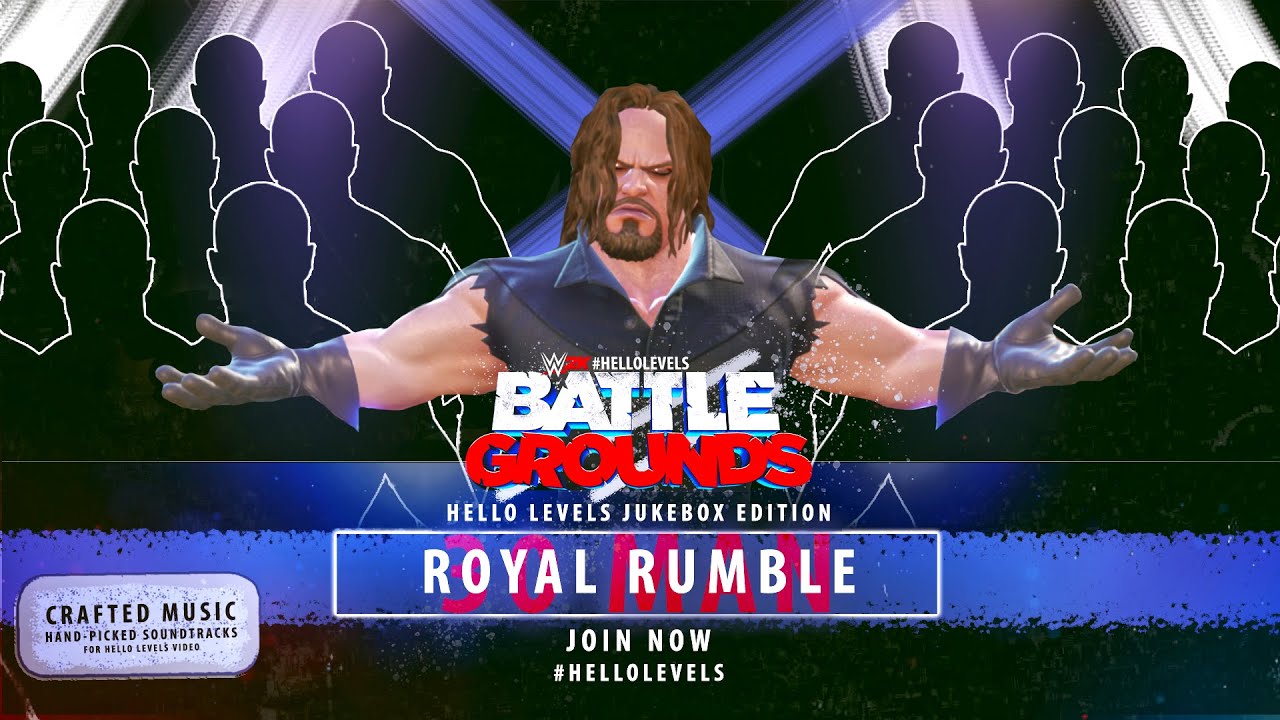 WWE 2K Battlegrounds 30 Man Royal Rumble Match Gameplay - YouTube