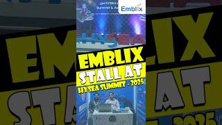 Showcasing Emblix stall at 32nd HYSEA National Summit \u0026 Awards 2025 | AI Innovation and Networking