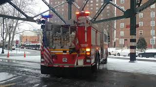 FDNY Engine 62 Responds to Fire at 932 E 229 St at Paulding Ave \u0026 BronxWood Ave in Bronx,NY