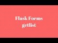 Get Form Checkbox Data in Flask With .getlist