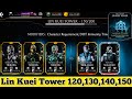 Lin Kuei Tower Boss Battle 120 , 130 , 140 & 150 Fight + Rewards MK Mobile