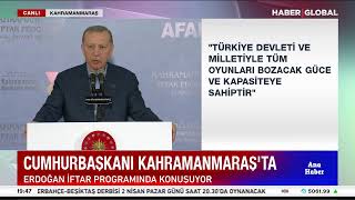 CANLI - Cumhurbaşkanı Erdoğan Kahramanmaraş'ta Konuşuyor