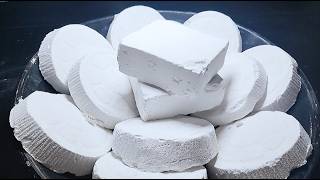 Plain White Buttery Soft Chalk Crushing asmr \u0026 Powder Play | Gym Chalk ASMR #gymchalkasmr #notalking