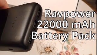 Ravpower 22000 mAh USB Battery Pack ACE RP-PB052 Review