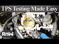 How to Test a Throttle Position Sensor (TPS) - With or Without a Wiring Diagram