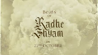 #RadheShyam Motion Poster Official Announcement | #Prabhas | Pooja | #shorts | #BeatsOfRadheShyam