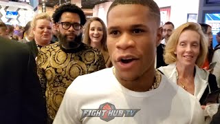DEVIN HANEY SECONDS AFTER TYSON FURY KNOCKS OUT DEONTAY WILDER