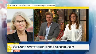 Smittspridningen ökar i Stockholm: \