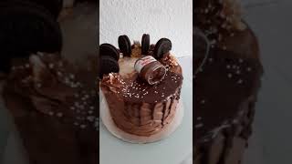 Two colors in a half and half cake #shorts