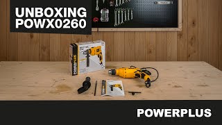 POWERPLUS - Unboxing the POWX0260 impact drill