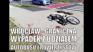 Policja i MPK #Wrocław o wypadku na Granicznej