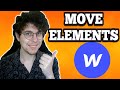 How To Move Elements In Webflow