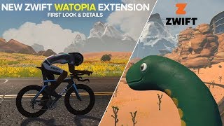 New Zwift Watopia Extension: Fuego Flats - Details and First Look!