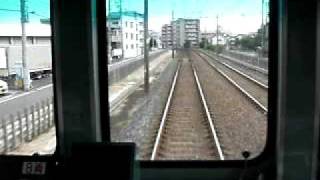 新京成電車800形　前面展望(前原→北習志野)　2009.8.14