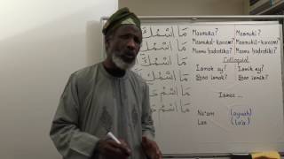 Let's Speak Arabic, Unit One Lesson Six