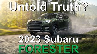 WRONG! 2023 Subaru Forester is NOT what you think it is!
