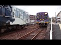 天竜浜名湖鉄道 三ケ日駅 構内踏切th2100形 静マタ2113号 掛川行きスズキkatana塗装 到着