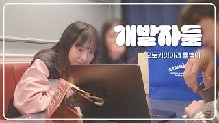 회사 개발자 동료들과 개발 드립..이 난무하는 퇴근 후💻 | 개발자 브이로그