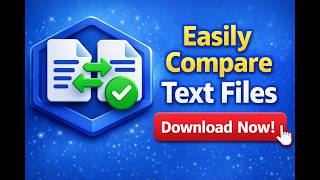Compare Text Files Product Intro Video