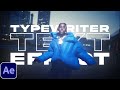 How To EASILY Create A Typewriter Text Effect In After Effects