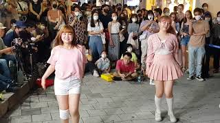 20220709 hongdae busking 홍대 미녀댄스팀 #레이디비(Lady B) 버스킹 11 - SMILEY (Feat. BIBI) _ YENA