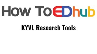 KYVL Research Resources