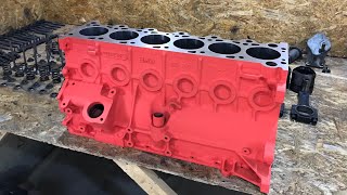 Full Engine Rebuild / BMW 324d M21D24 / Time-Lapse / Restoration engine