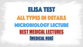 ELISA Test : All types with Mechanism discussed in details : Microbiology